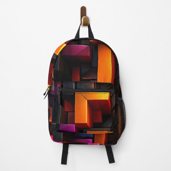 Item preview, Neon Block Mosaic designed and sold by Kaleidoscope Print.