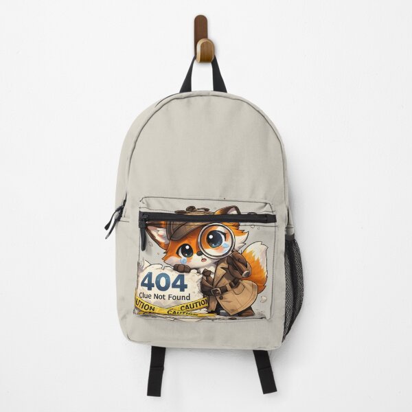 Item preview, 404 Error Detective Fox Clue Not Found designed and sold by Still Breathing Studio.