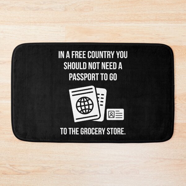 Item preview, You should not need a passport to go to the grocery store. designed and sold by Rachel the Artist .
