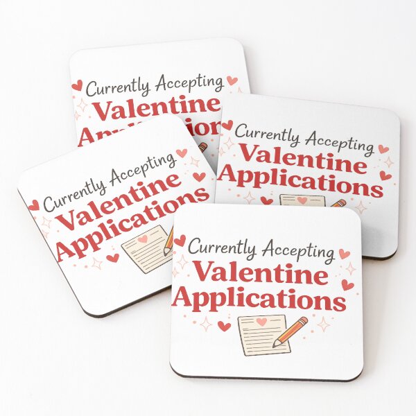 Item preview, Currently Accepting Valentine Applications – Funny Valentine Shirt - NixWing Coolection designed and sold by NixFire.
