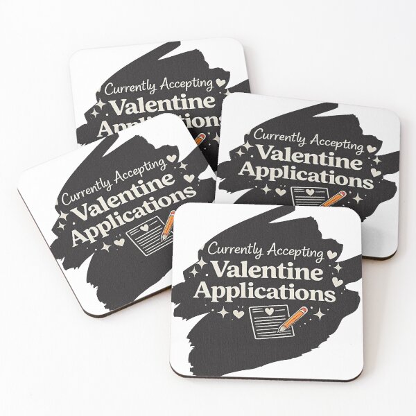 Item preview, Currently Accepting Valentine Applications – Funny Valentine Shirt designed and sold by NixFire.