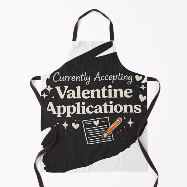 Item preview, Currently Accepting Valentine Applications – Funny Valentine Shirt designed and sold by NixFire.