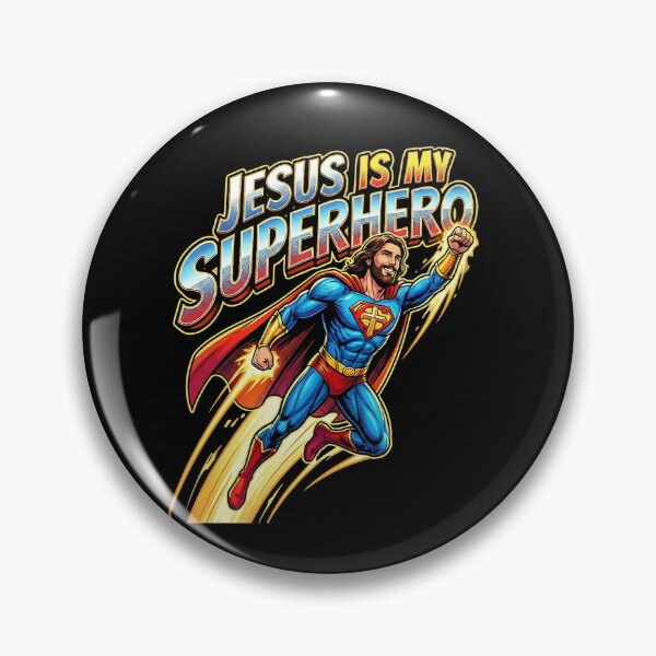 Item preview, Jesus is my superhero Comic Book Styke designed and sold by Mon-Tshirt.