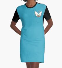 Pocket Momo Graphic T-Shirt Dress