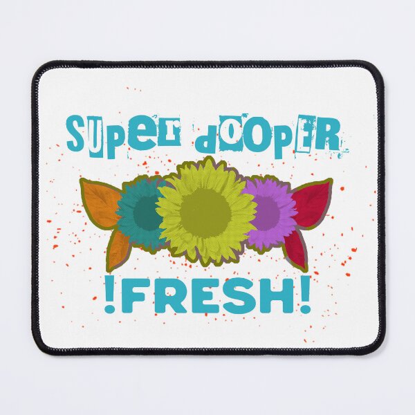 Item preview, Super Dooper Fresh - 90s Retro Floral Streetwear T-Shirt designed and sold by ketchupee.