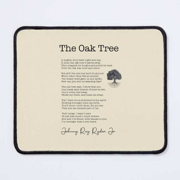Item preview, The Oak Tree Poem Johnny Ray Ryder Jr  designed and sold by corbrand.