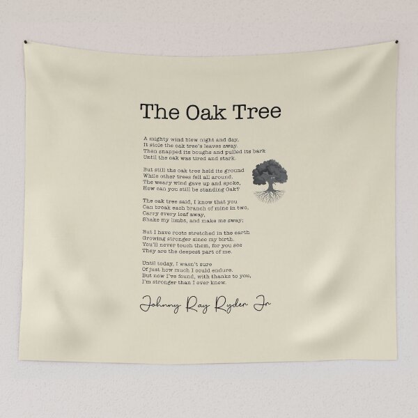 Item preview, The Oak Tree Poem Johnny Ray Ryder Jr  designed and sold by corbrand.