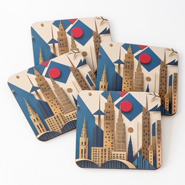 Item preview, Abstract Skyline designed and sold by Undersea Ai Art.