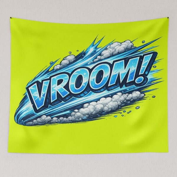 Item preview, VROOM!  Comic Pop Art Graffiti Design for Speed designed and sold by royalswin.