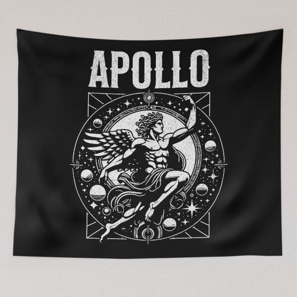 Item preview, Apollo Cosmic God Illustration designed and sold by RynTheArtist.