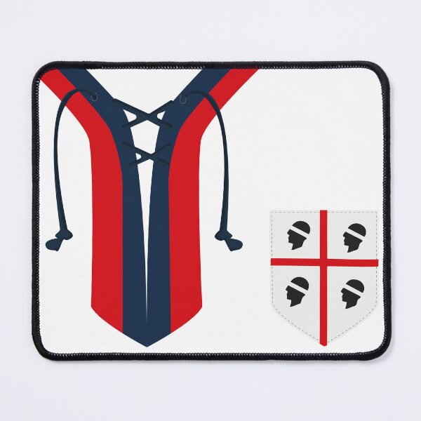 Item preview, Cagliari Calcio 70S T-Shirt- Cagliari's Triumph: 1970 Serie A Championship Emblem with the Four Moors designed and sold by Arte Cartoon From TagTeam Group.
