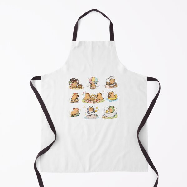 Item preview, Cute Capybara Adventures – Kawaii Capybara Friends Set designed and sold by RetroPop23.