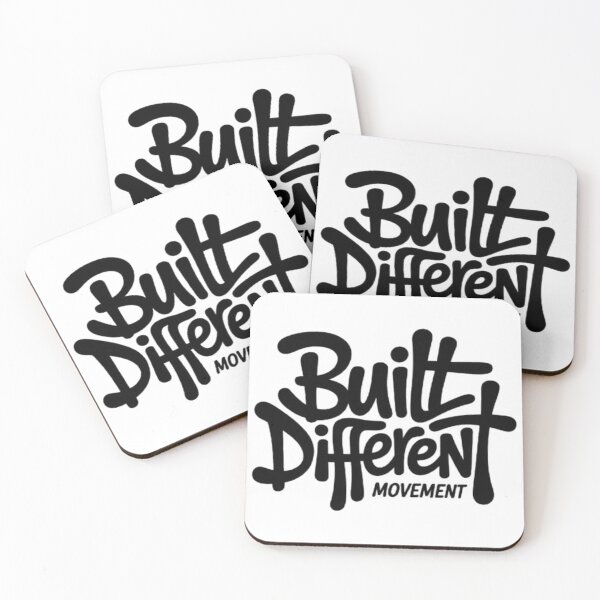Item preview, Built Different – Bold Mindset Typography Streetwear Design designed and sold by NewUSShop.