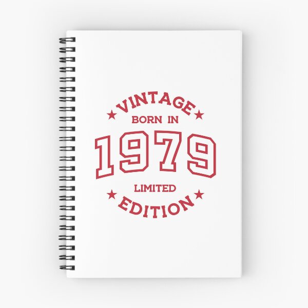 Item preview, Born in 1979 - Retro Style Print Red designed and sold by Viktor Milana.