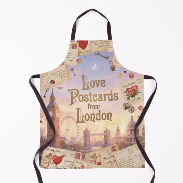 Item preview, Vintage Love Postcards from London Skyline Art designed and sold by DGtaLrtcom.