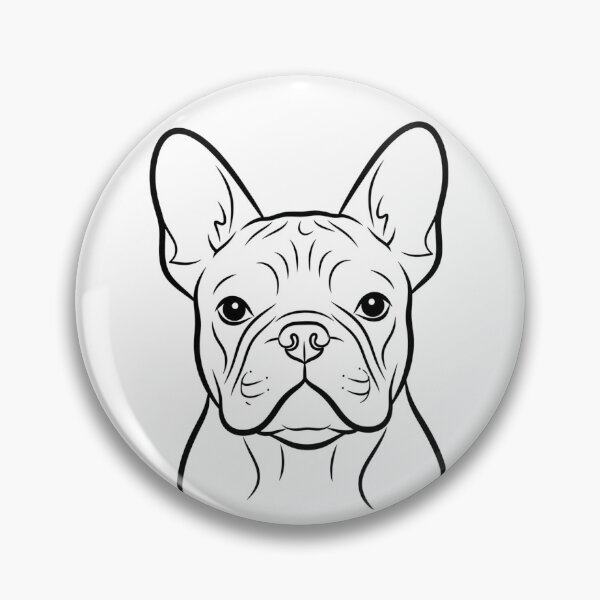 Item preview, French Bulldog Line Art Portrait designed and sold by i1ovedogs.