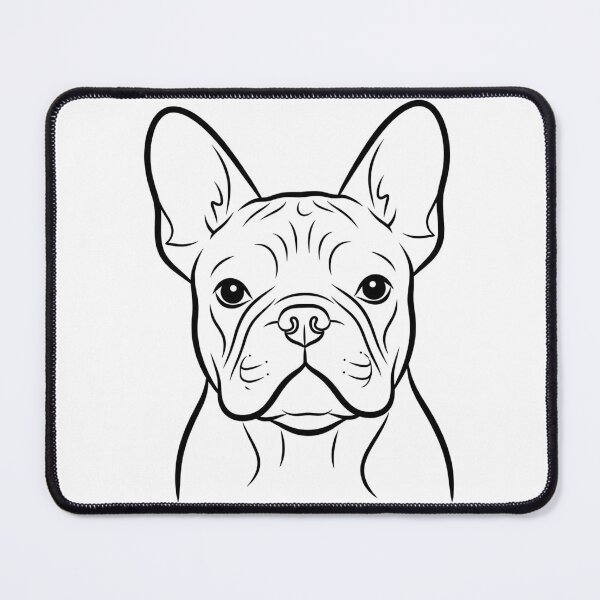 Item preview, French Bulldog Line Art Portrait designed and sold by i1ovedogs.