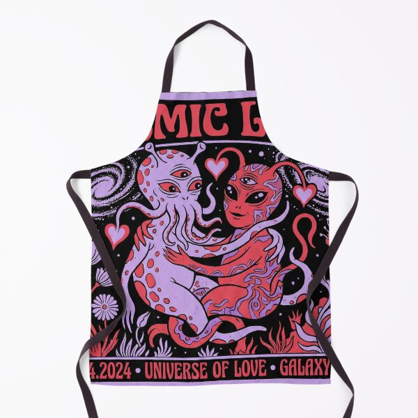 Item preview, Cosmic Love Psychedelic Alien Valentine Concert Poster designed and sold by zzz888.