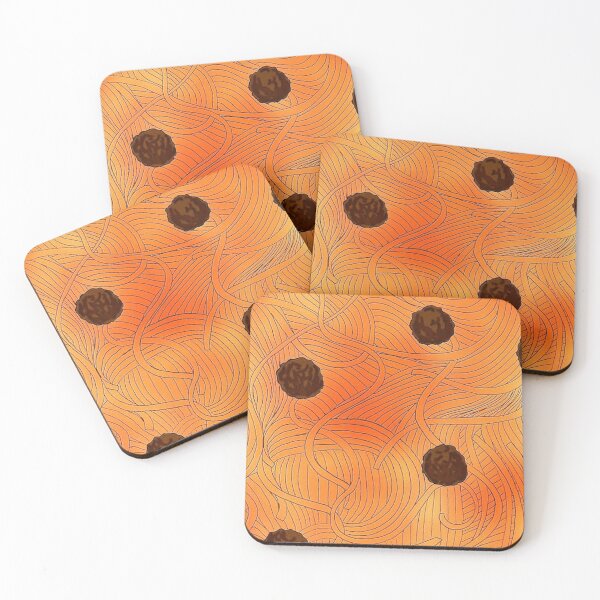 Item preview, Spaghetti and meatball print designed and sold by Shoosh-shoosh.
