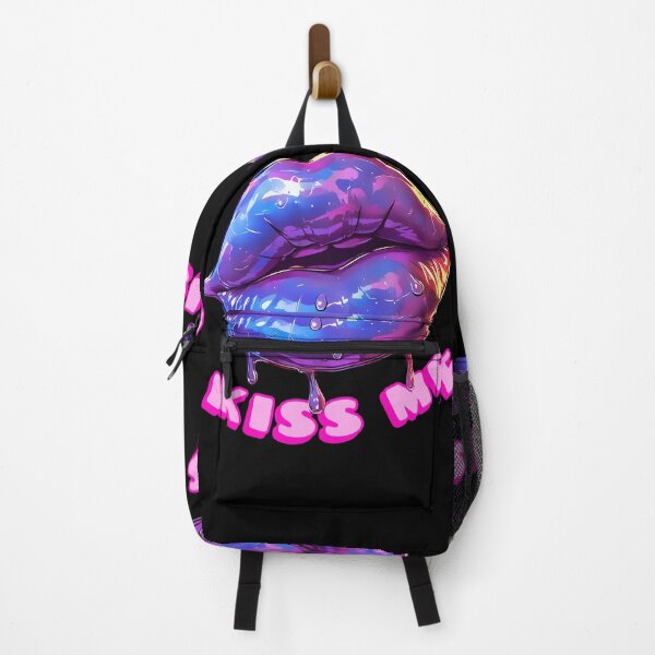 Item preview, Neon Kiss Drip Lips – Glossy Pop Art Aesthetic designed and sold by Neer arts.