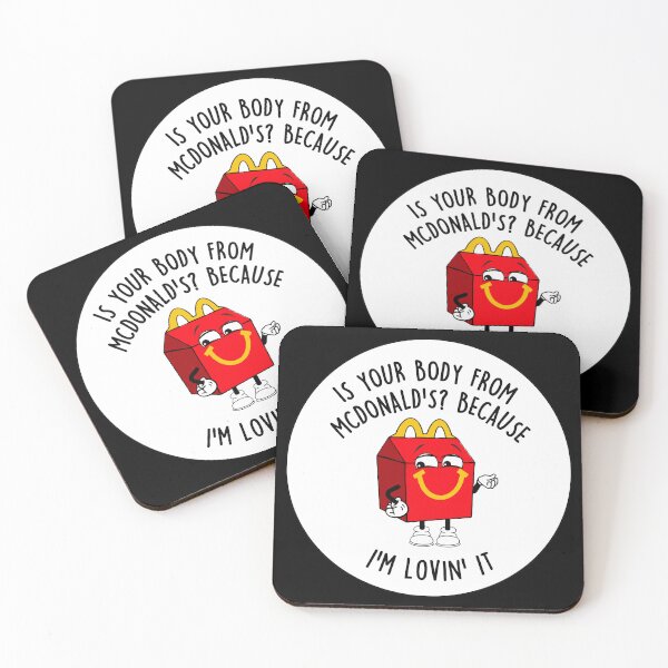 Item preview, Mc Lovin' It Valentines Sticker designed and sold by Big Reputation Media.