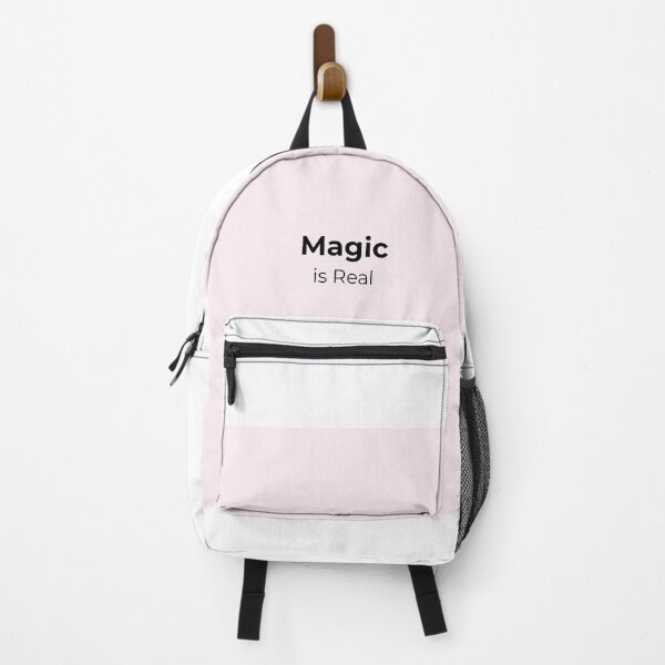 Item preview, Magic Is Real – Whimsical Pink Inspirational Quote Art designed and sold by byRose&Shine.