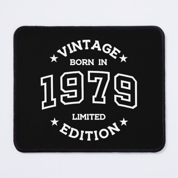 Item preview, Born in 1979 - Retro Style Print White designed and sold by Viktor Milana.