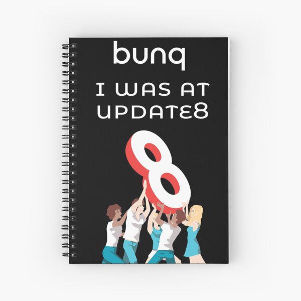 bunq - I was at update 8 Spiral Notebook