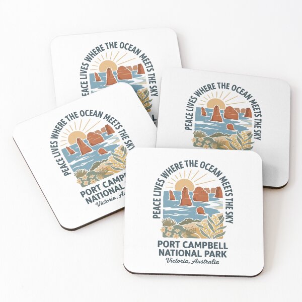 Item preview, Port Campbell National Park Foamreach Crossing Where Waves Strike Stone designed and sold by Simsimah26Parks.