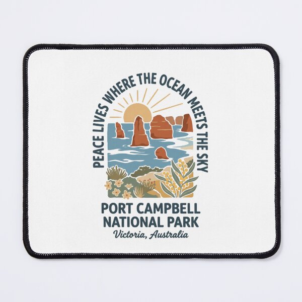 Item preview, Port Campbell National Park Foamreach Crossing Where Waves Strike Stone designed and sold by Simsimah26Parks.
