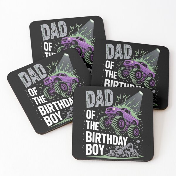Item preview, Dad Of The Birthday Monster Truck Family Matching Party designed and sold by StuffNestie.