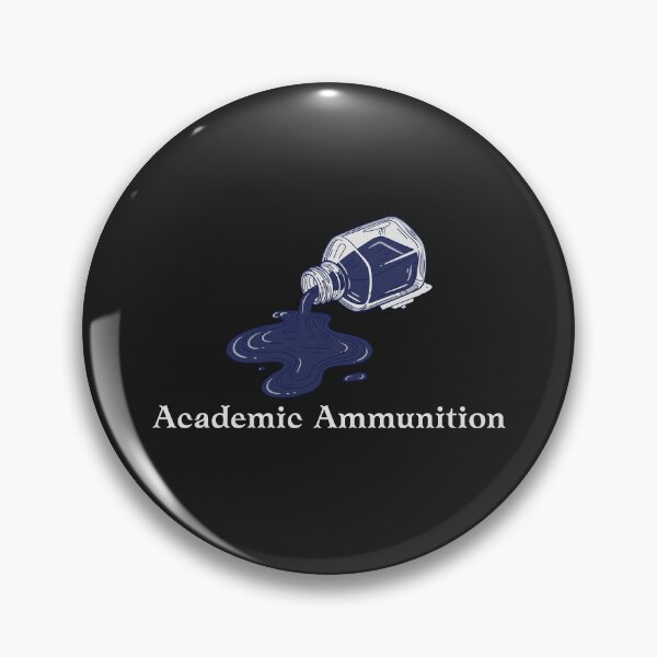 Item preview, Academic Ammunition | Spilled Ink Bottle Writer Dark Academia designed and sold by VENOHA.