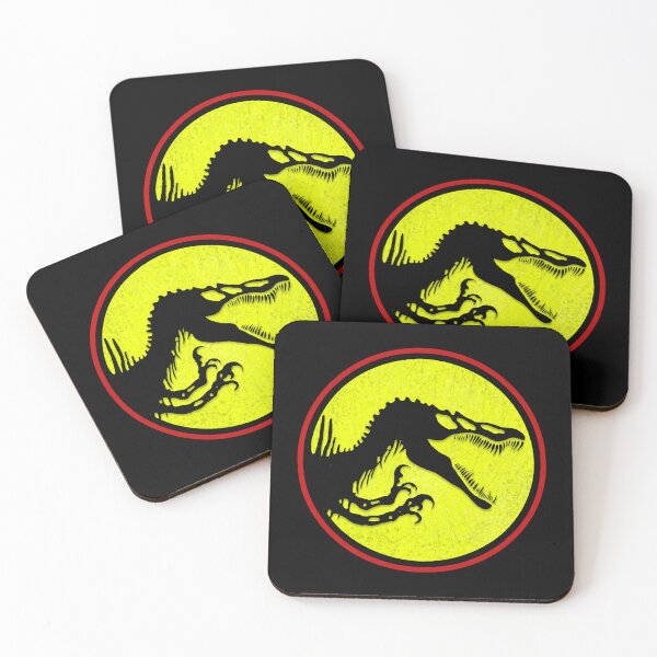 Item preview, spinosaurus jurassic yellow danger signal  designed and sold by Blck-Acid-Devil.