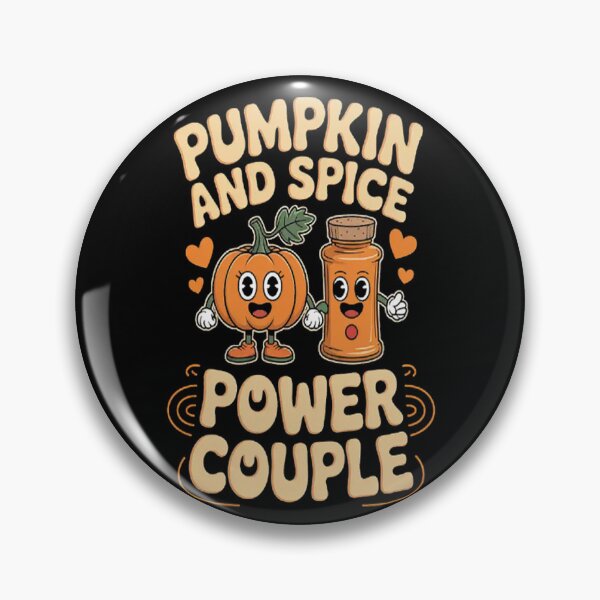 Item preview, Embrace The Pumpkin And Spice Power Couple designed and sold by StuffNestie.