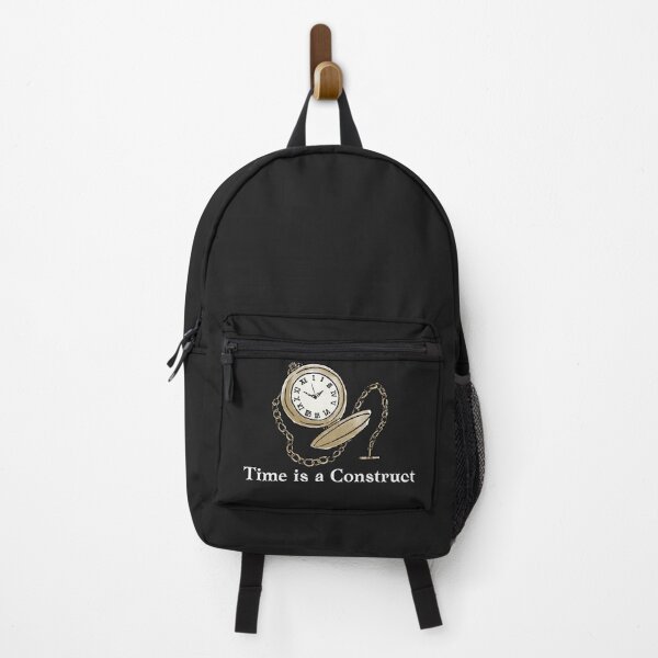 Item preview, Time is a Construct | Vintage Pocket Watch Philosophy Quote designed and sold by VENOHA.