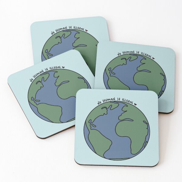 Item preview, No Human Is Illegal designed and sold by Olivia Powell Designs.