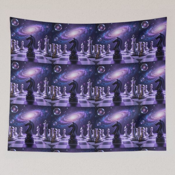 Item preview, Cosmic Chess Realm – Where Strategy Meets the Infinite Universe designed and sold by PixelVibe782.