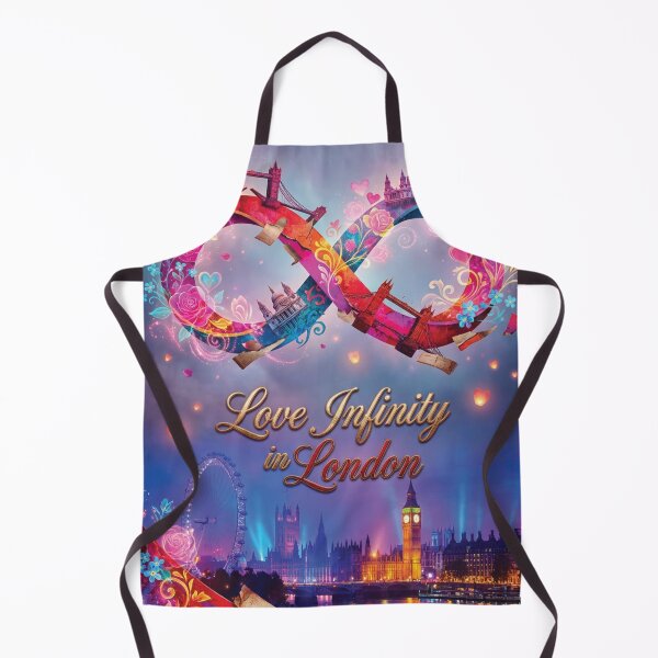 Item preview, Magical Love Infinity Symbol Over London Skyline designed and sold by DGtaLrtcom.