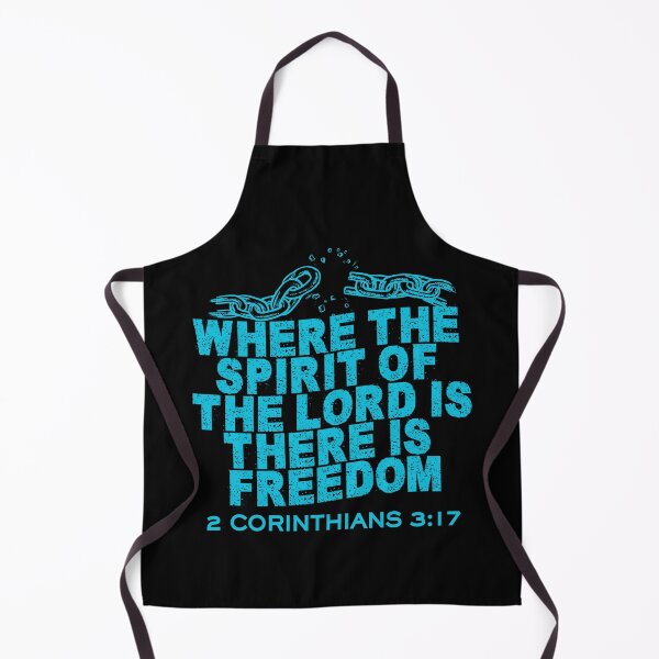 Item preview, Where the Spirit of the Lord Is, There Is Freedom - 2 Corinthians 3:17 - Sky Blue designed and sold by MoriaStore.