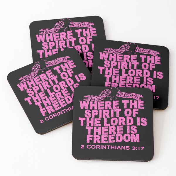 Item preview, Where the Spirit of the Lord Is, There Is Freedom - 2 Corinthians 3:17 -  Purple designed and sold by MoriaStore.