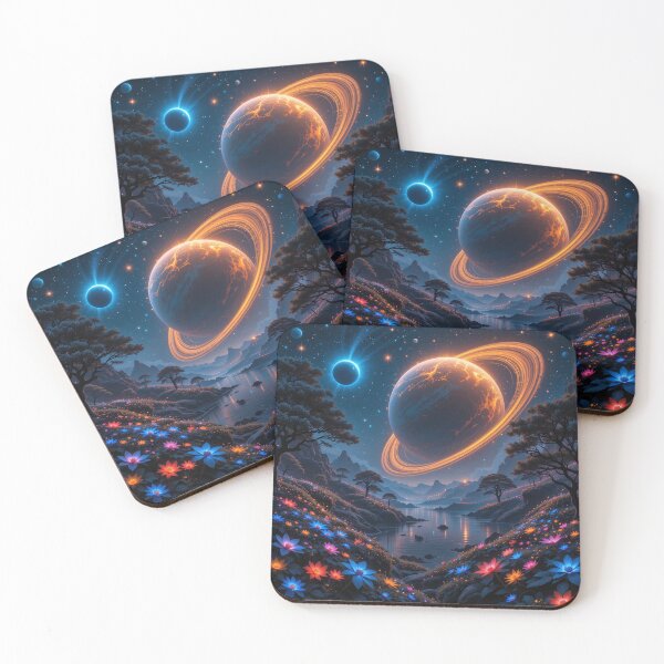 Item preview, Celestial Garden of Light – Where Stars Bloom Beyond Reality designed and sold by PixelVibe782.