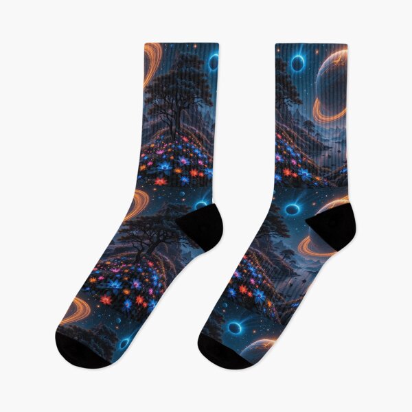 Item preview, Celestial Garden of Light – Where Stars Bloom Beyond Reality designed and sold by PixelVibe782.
