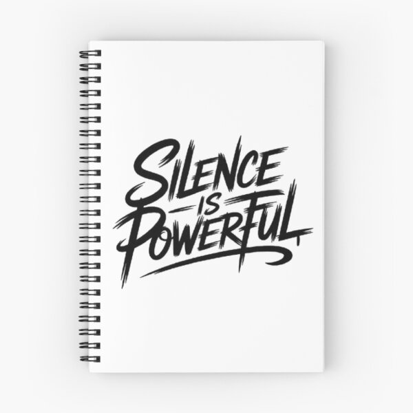 Item preview, Silence Is Powerful – Minimal Strength Typography Streetwear Design designed and sold by NewUSShop.