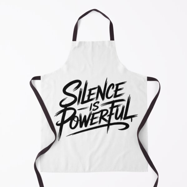 Item preview, Silence Is Powerful – Minimal Strength Typography Streetwear Design designed and sold by NewUSShop.