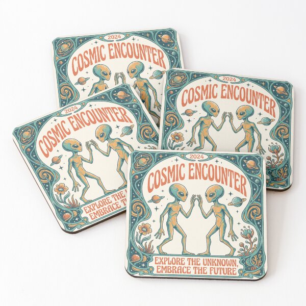 Item preview, Cosmic Encounter Art Nouveau Alien Exploration designed and sold by zzz888.
