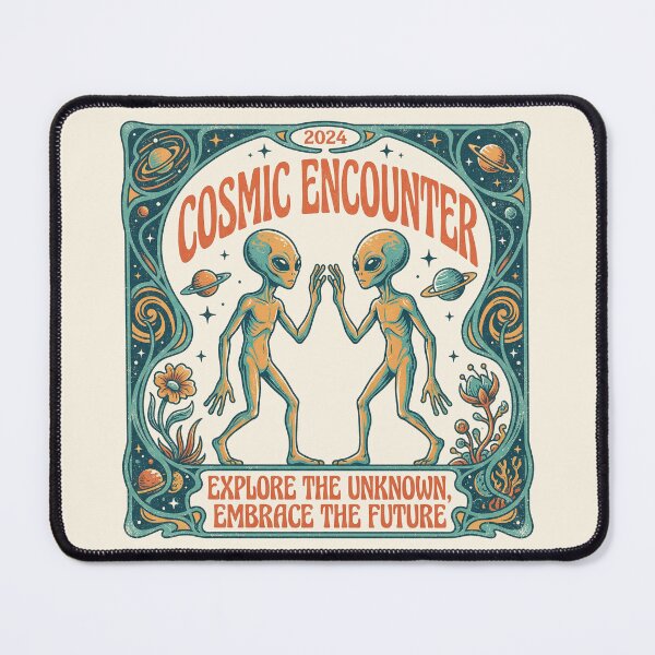 Item preview, Cosmic Encounter Art Nouveau Alien Exploration designed and sold by zzz888.