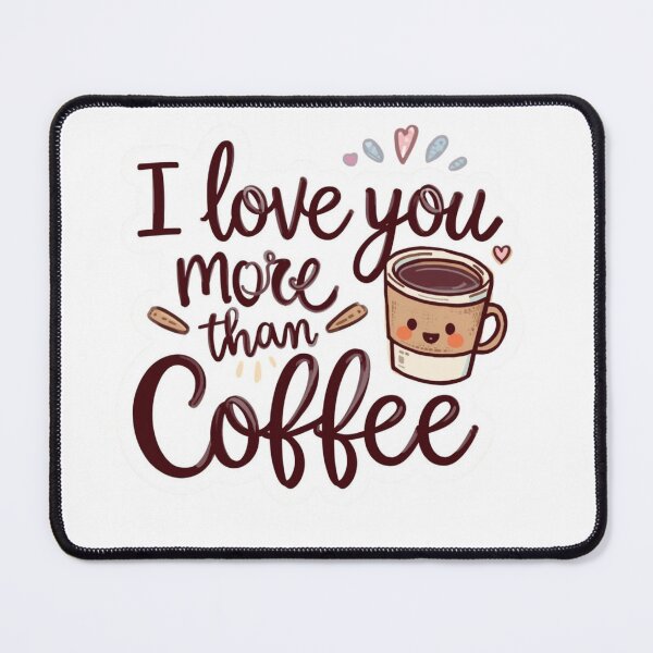 Item preview, Kawaii Smiling Coffee Cup Heart Sticker Funny Valentine Quote designed and sold by The Prompted Soul.