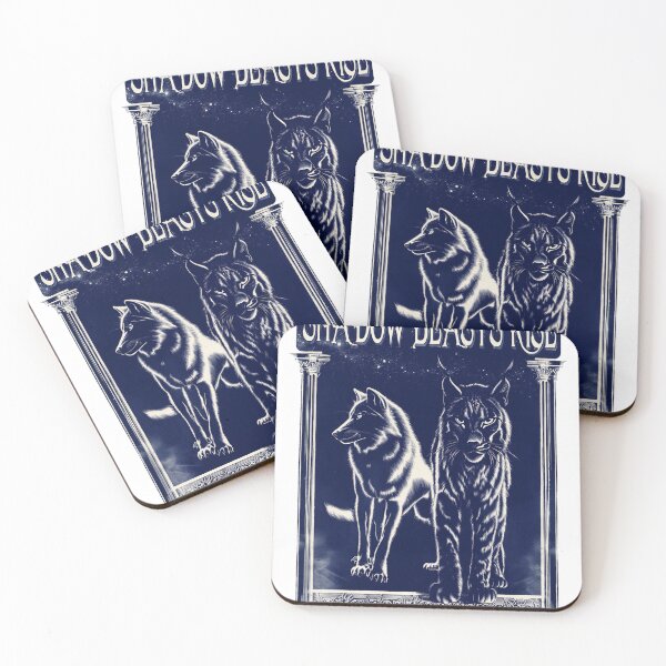 Item preview, Shadow Beasts Rise – Dark Wolf and Tiger Fantasy Artwork designed and sold by ULTIMATE CREATIONS.