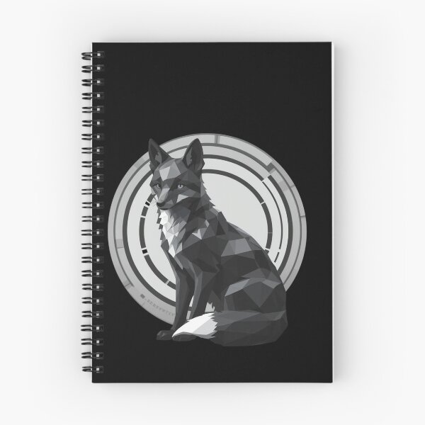 Item preview, Monochrome Polygon Fox – Geometric Minimalist Art designed and sold by PixelVibe782.