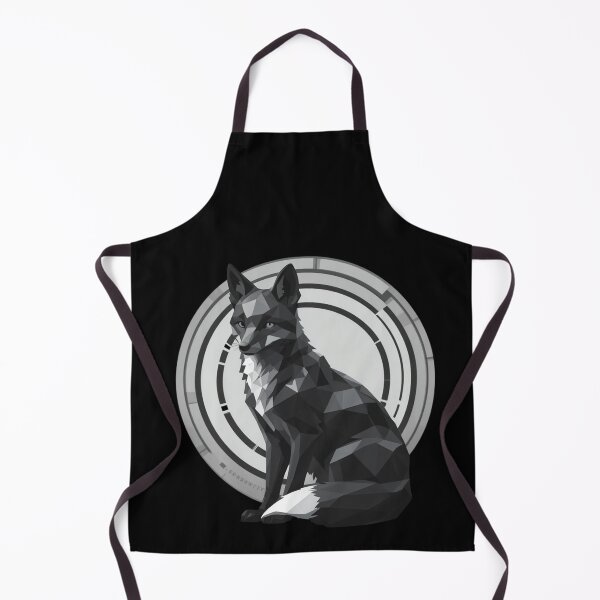 Item preview, Monochrome Polygon Fox – Geometric Minimalist Art designed and sold by PixelVibe782.